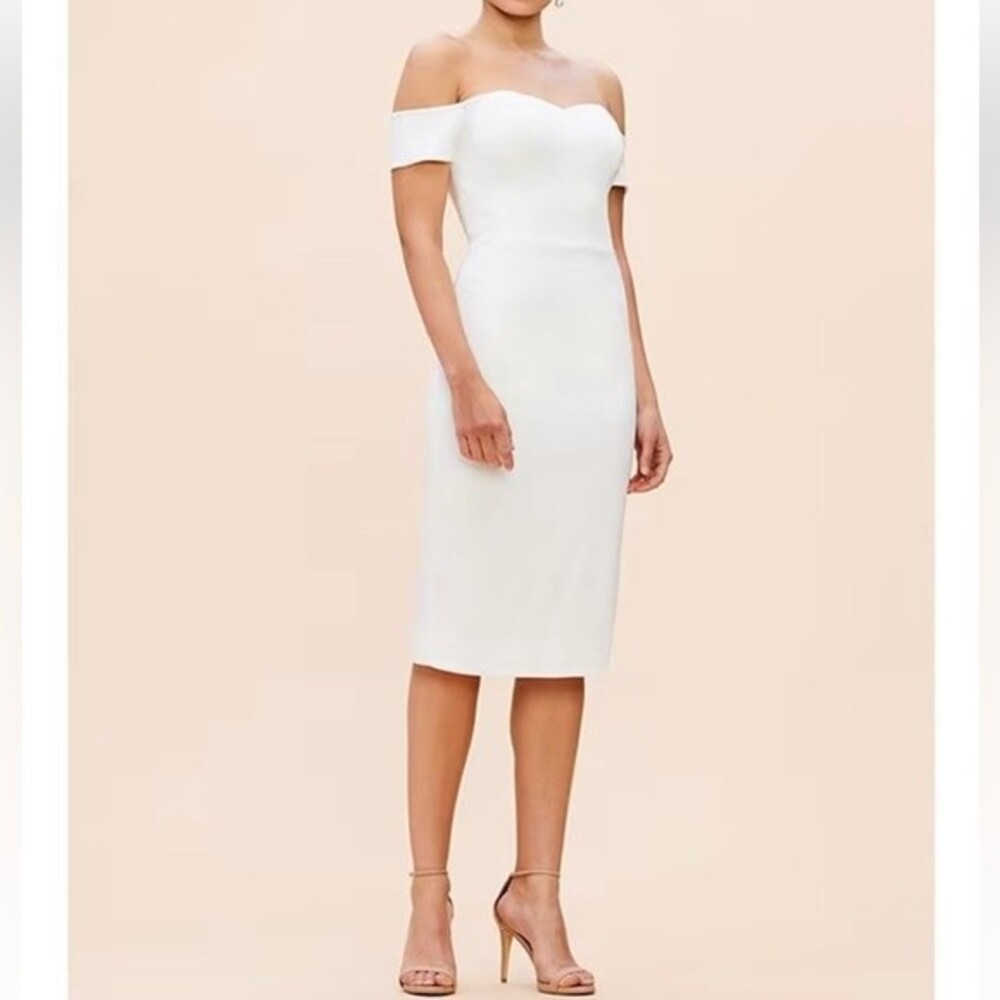 NWT‎ Dress The Population Bailey Off Shoulder Sweetheart Neck Sheath Dress XXL